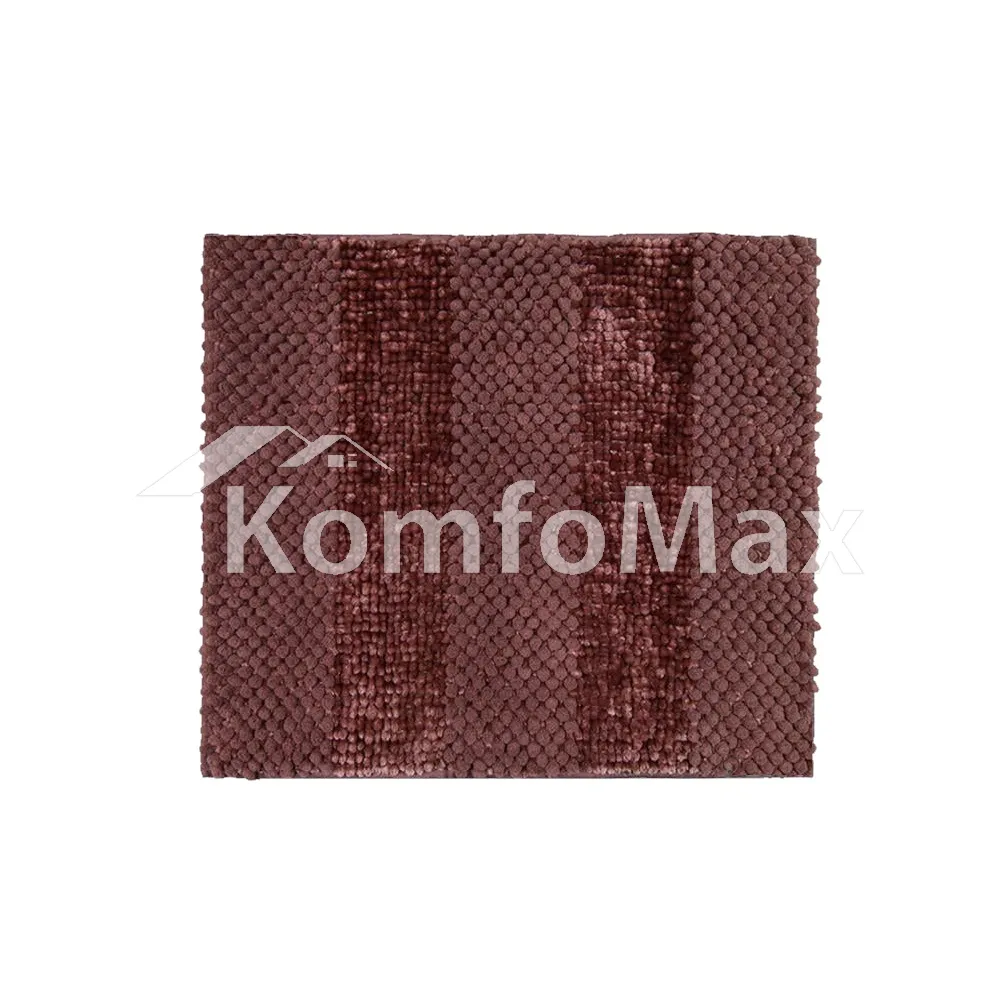 Килимок для ванної кімнати DarianA Махрамат Матрас 55х50см. Коричневий 