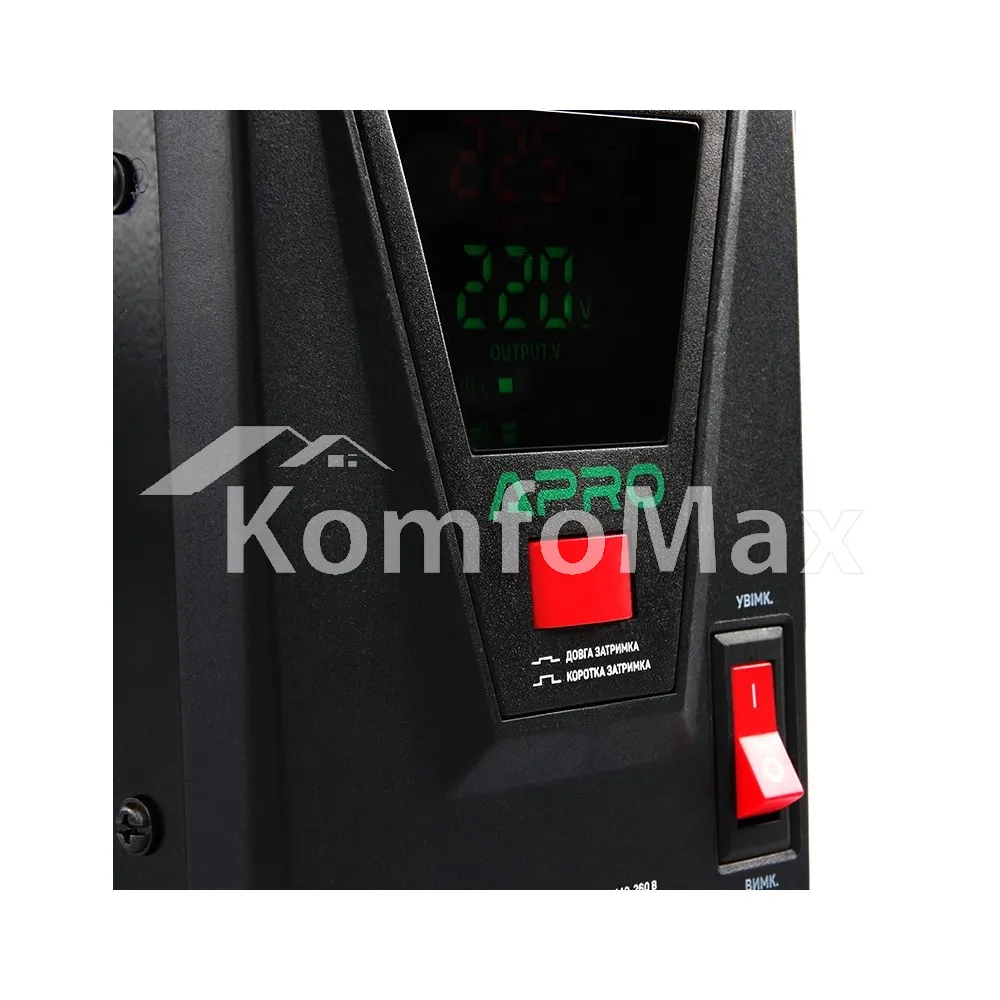 Стабілізатор напруги Apro AVR-1000  - фото 2