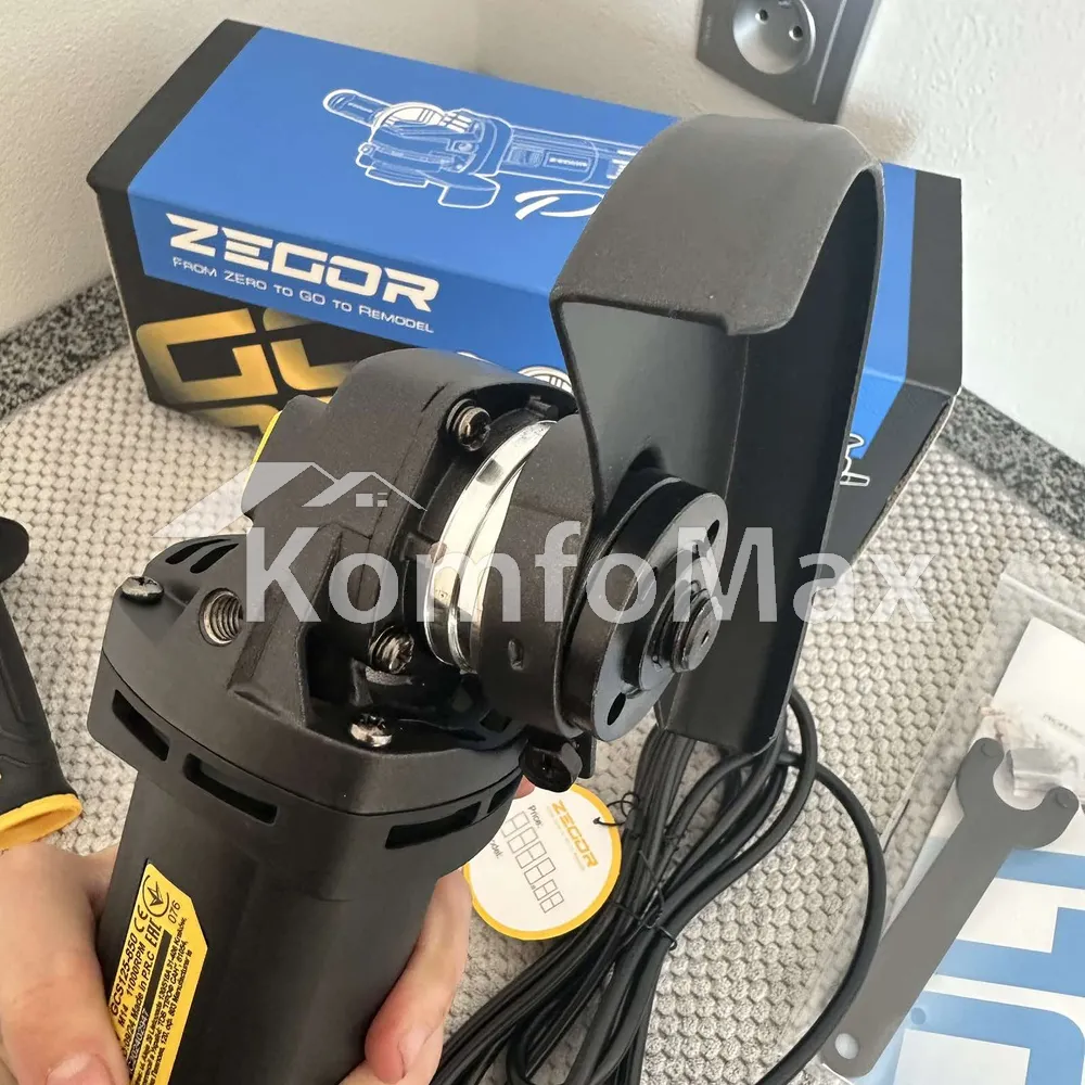 Кутова шліфувальна машинка (Болгарка) Zegor GCS125-850 850W 125мм  - фото 1