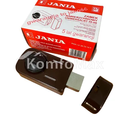 Замок накладний JANIA Z252 коричневий