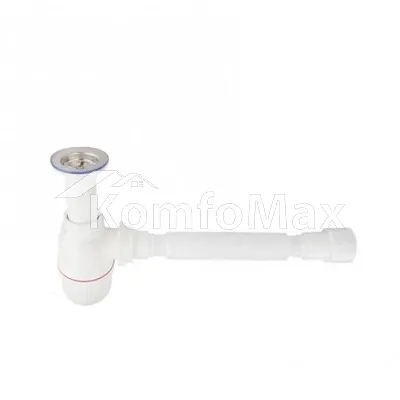 Сифон для мийки Bakimay PL1060 3 1/2 з гофротрубою 40/50мм.