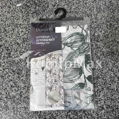 Шторка для ванної Dariana RP-TROPIC 180х180см