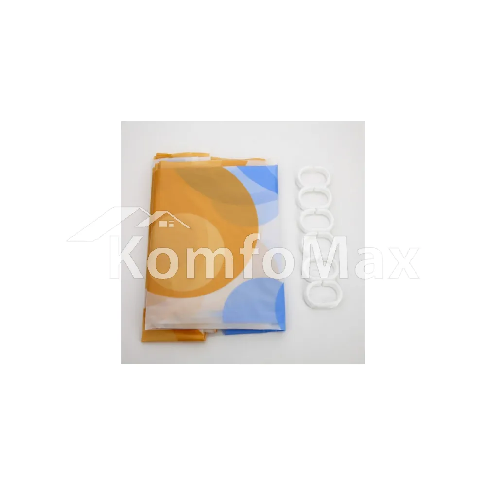 Шторка для ванної Frap F8804 180х180см  - фото 2