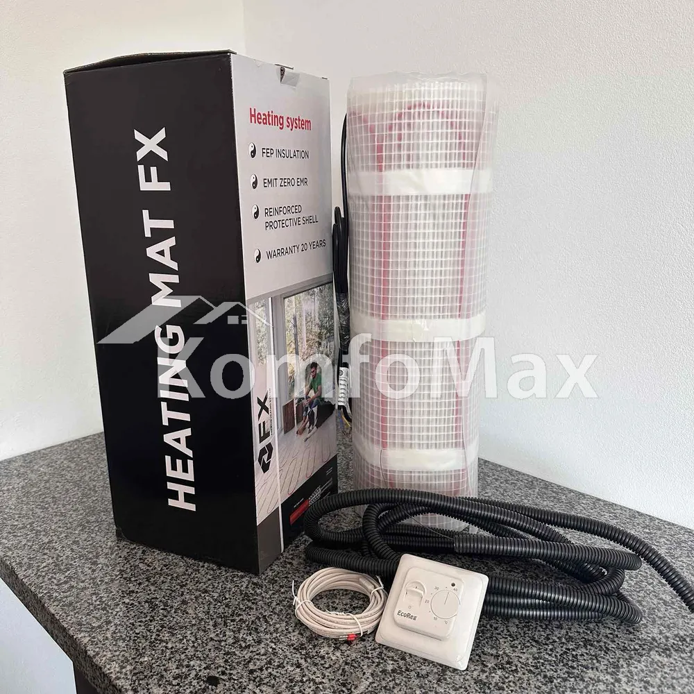 Тепла підлога електрична Мат з терморегулятором Felix FX (6 м.п) 450 Вт 3 м2  - фото 3