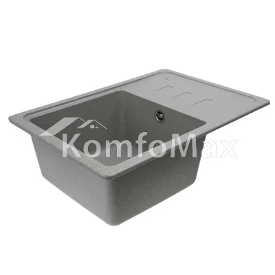 Гранітна мийка для кухні Platinum 6243 LIANA матова Сіра