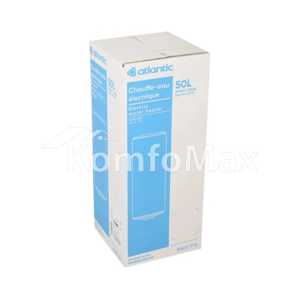 Бойлер Atlantic Opro Slim PC50 50л.  - фото 7