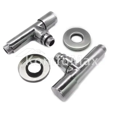 Комплект кранів для рушникосушки Karro 1/2 KR 7159 хром