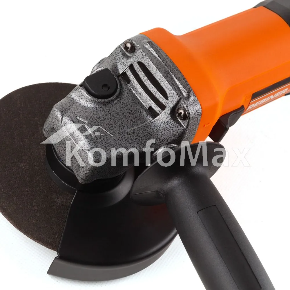 Кутова шліфувальна машинка (Болгарка) Rebiner RAG-1050-125 125мм  - фото 4