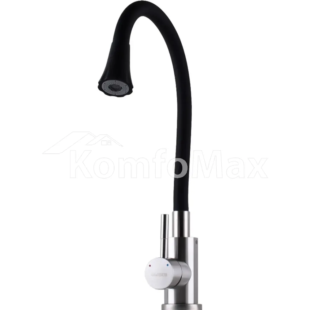 Змішувач для кухні Globus Lux ALPEN SBT1-203SA-B01, чорний  - фото 3