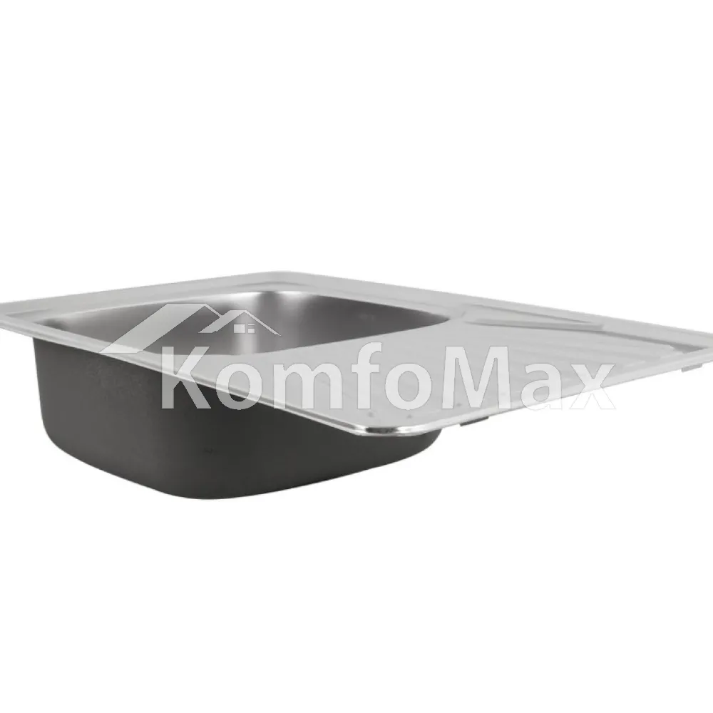 Мийка кухонна врізна VENTA VM78488D 0.8мм 780х480мм сатин  - фото 1