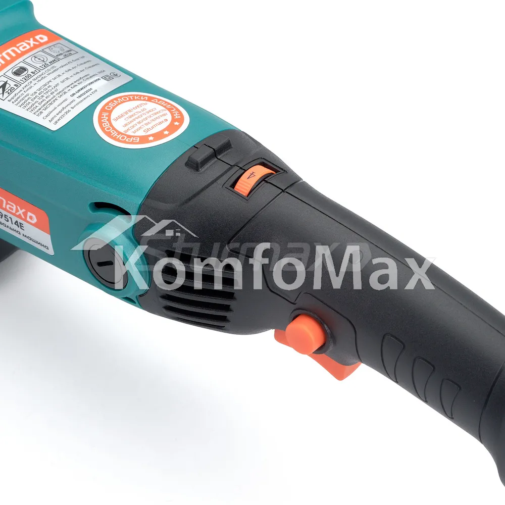 Кутова шліфувальна машинка (Болгарка) Sturmax AGM9514E 1250Вт 125мм  - фото 2