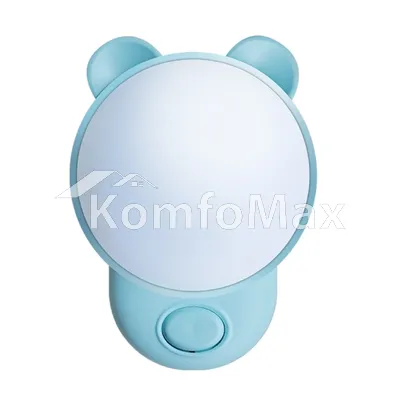 LED нічник VIOLUX TEDDY 1,2W з кнопкою 310104 блакитний