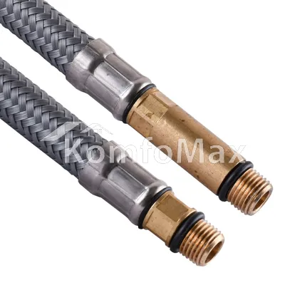 Шланг для змішувача TUCAI М10х3/8″ АНТИКОРОЗІЯ (пара) 60см.