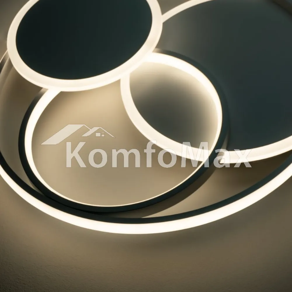 LED світильник VIOLUX smart SPINER круг 100W 3000-5000K IP20 220525 білий  - фото 11