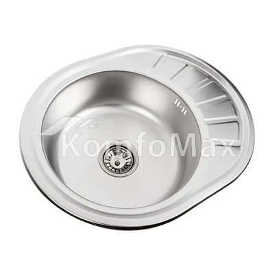 Мийка кухонна врізна Valeso 5745 0,6мм. 570х450х170мм. Decor