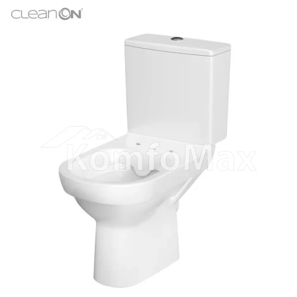 Унітаз-компакт Cersanit 604 CITY 011 CLEANON 3/5л. з дюропластовим сидінням SLIM з плавним закриванням  - фото 2