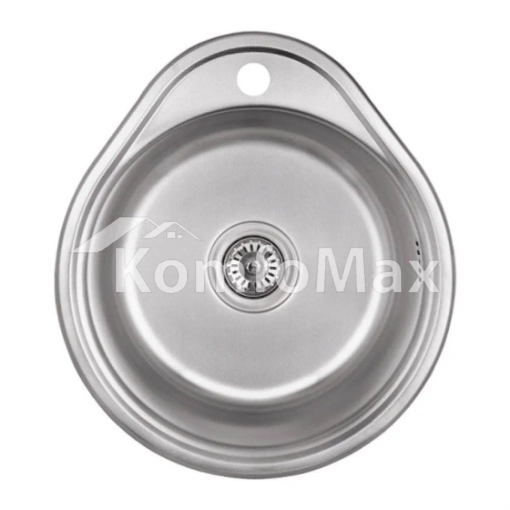 Мийка кухонна врізна Wezer 4843 0,6мм. 480х430х160мм. Satin 