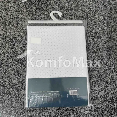 Шторка для ванної Shower curtain 180х180см білий