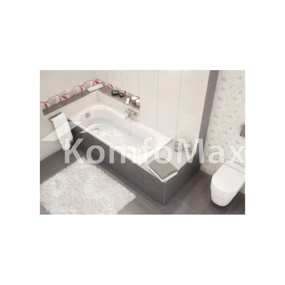 Ванна акрилова CERSANIT ABS Octavia 150x70 + нжки Тип 1  - фото 1
