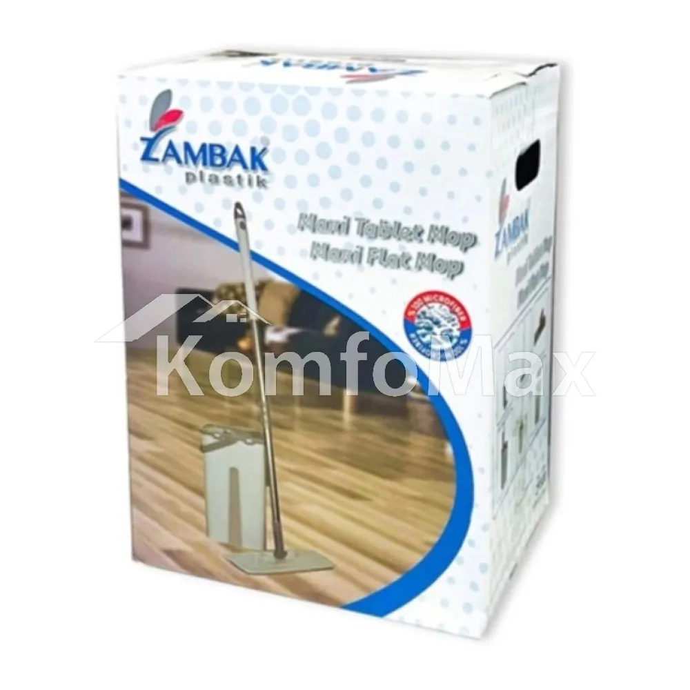 Швабра та відро з віджимом 12л. Zambak Plastik ZP-300  - фото 4