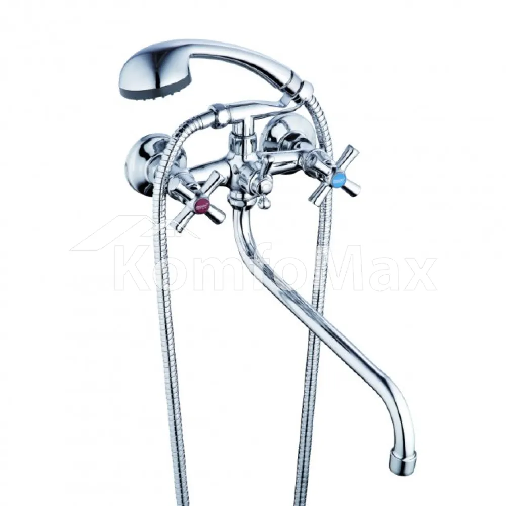 Змішувач для ванни Zegor DFR7-A722, силумін хром 