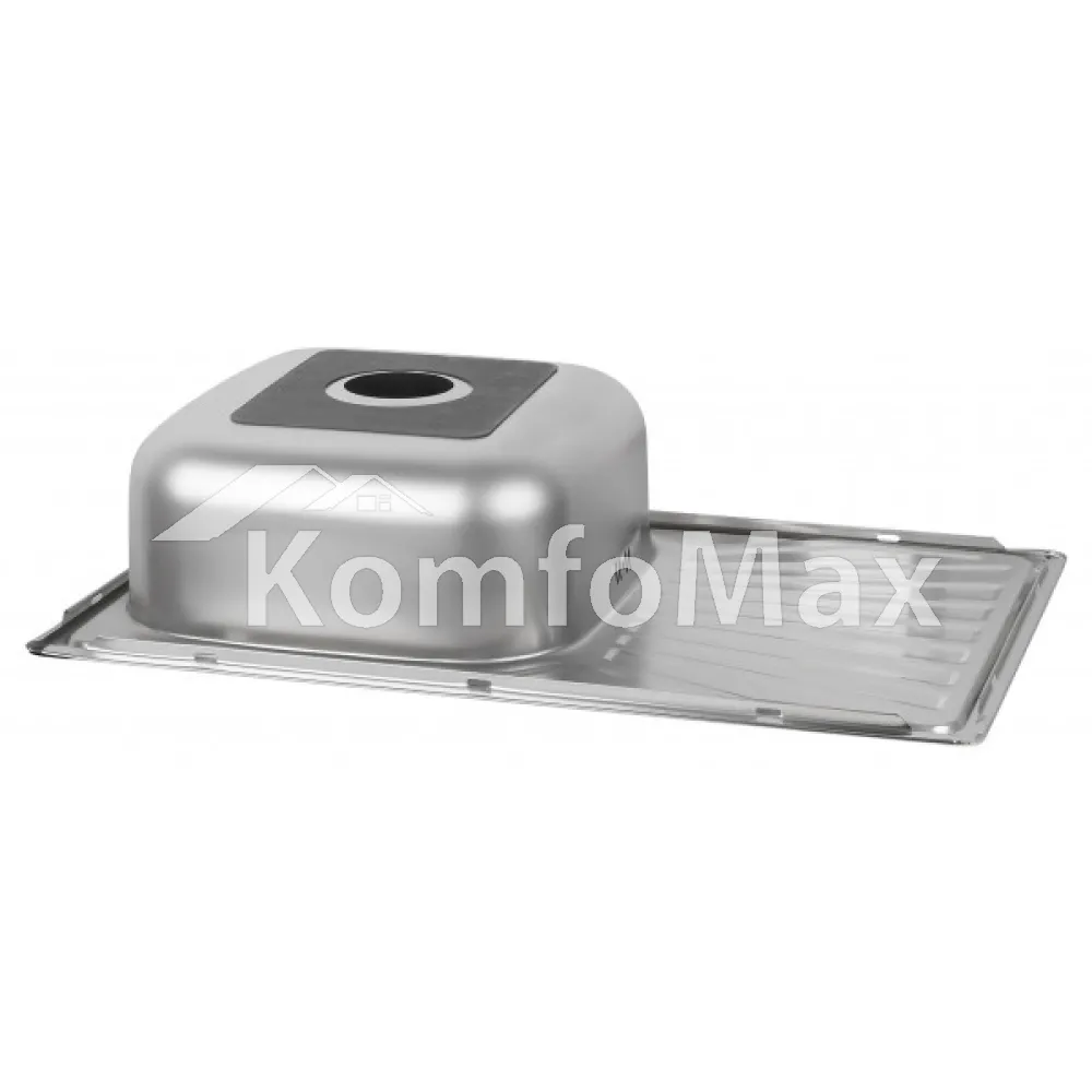 Мийка кухонна врізна Wezer 7848 0,8мм. 780х480х180мм. декор  - фото 2