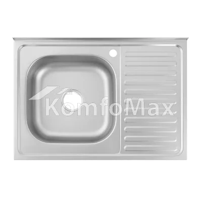 Мийка кухонна накладна VENTA VM8058LS 0,8мм. L 800Х500мм. сатин