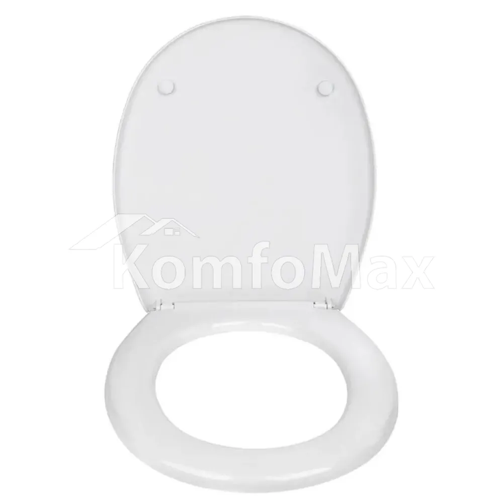 Кришка для унітазу SoloPlast СУ-4 поліпропілен біла  - фото 1