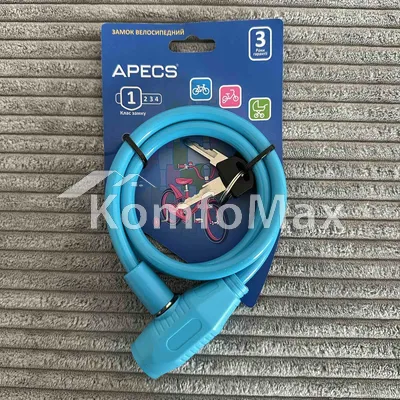 Замок велосипедний Apecs PD-81-80СМ-BLUE