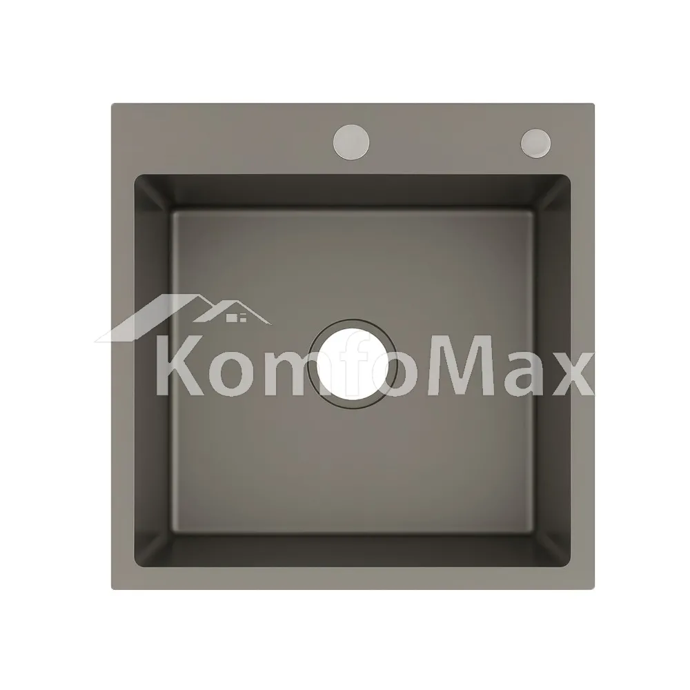 Мийка кухонна нержавійка VENTA BVM5050G 3,0/1,0мм 500x500мм Gray 