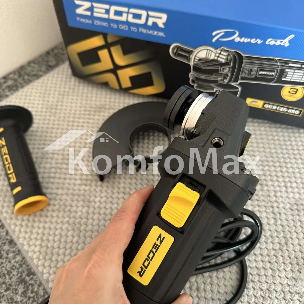 Кутова шліфувальна машинка (Болгарка) Zegor GCS125-850 850W 125мм  - фото 3