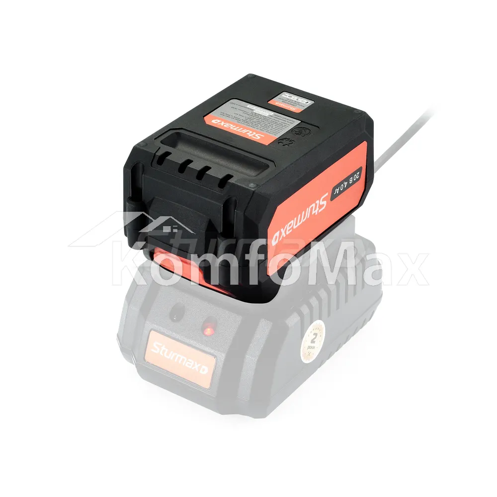 Акумулятор Li-lon Sturmax CRM2004B 20В 4.0Ar серія Cordless Range  - фото 1