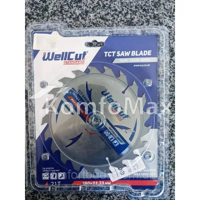 Диск пиляльний WellCut Standart 180х22.23 21T