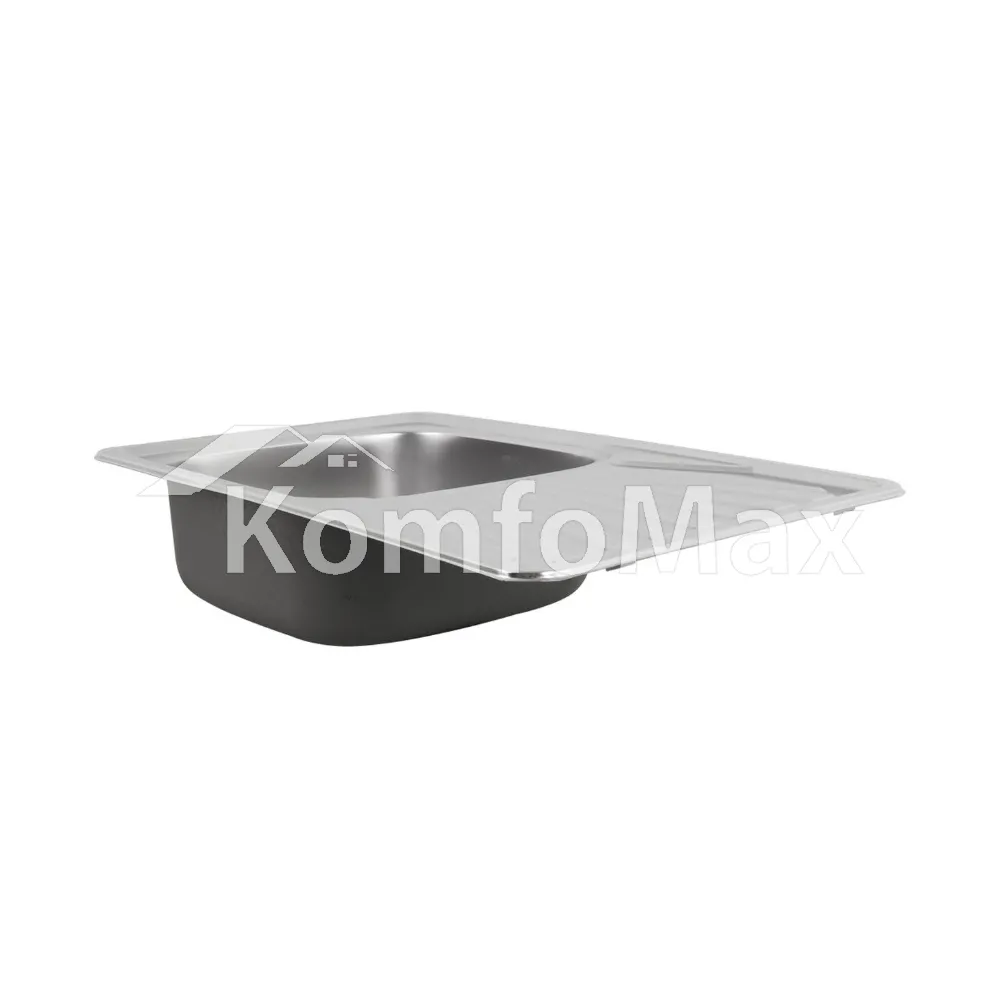 Мийка кухонна врізна VENTA VM78488D 0.8мм 780х480мм сатин  - фото 1
