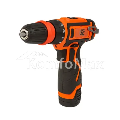 Шуруповерт акумоляторний ТехАс ТА-01-162 DFR 12В.