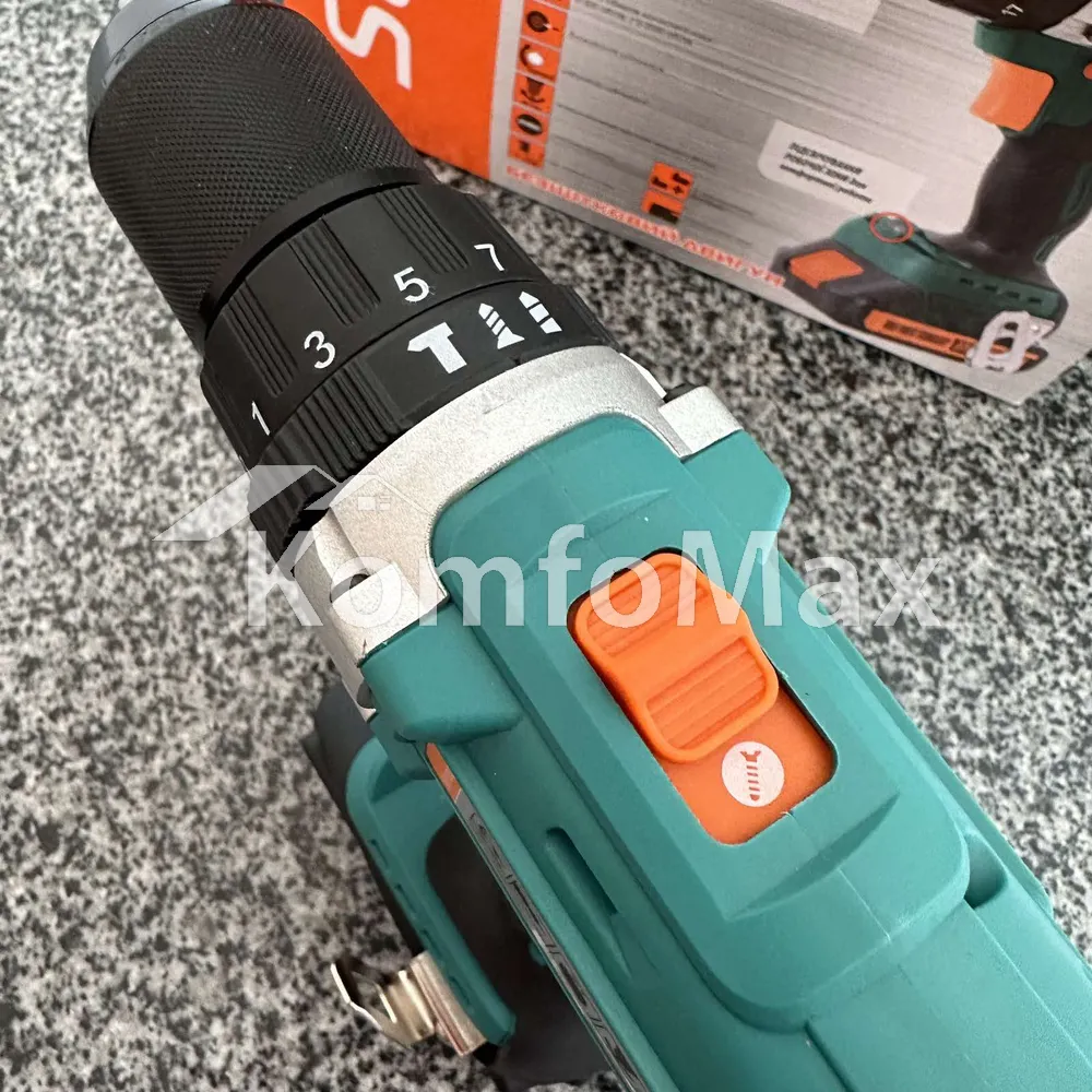 Шуруповерт акумоляторний ударний Sturmax CDM3220BLI 20В. безщітковий двигун  - фото 5