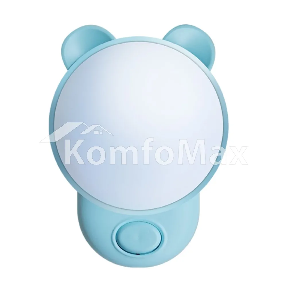 LED нічник VIOLUX TEDDY 1,2W з кнопкою 310104 блакитний 