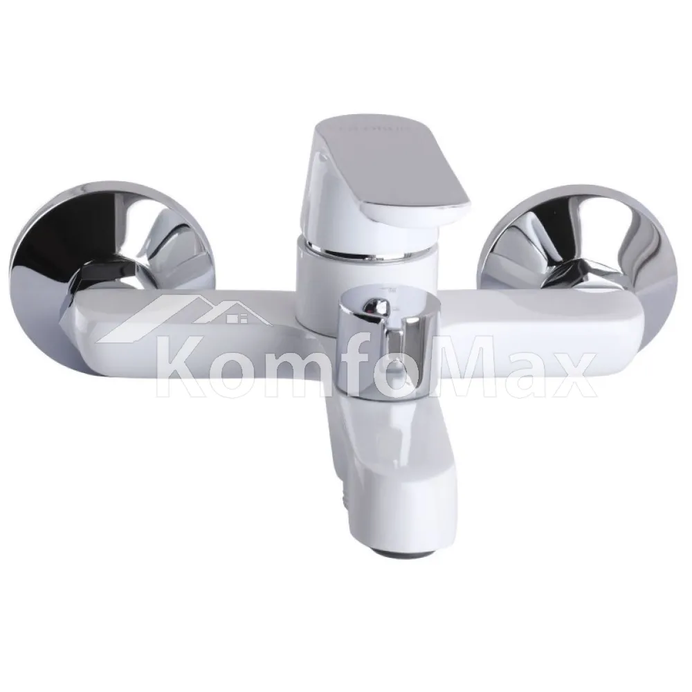 Змішувач для ванни Globus Lux Laguna GLA-0102NE-7-WHITE, латунь білий/хром  - фото 2