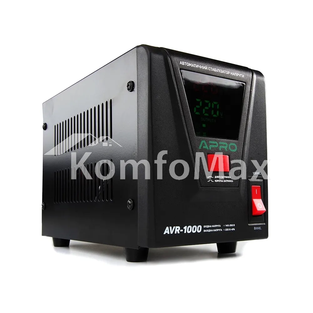 Стабілізатор напруги Apro AVR-1000  - фото 1