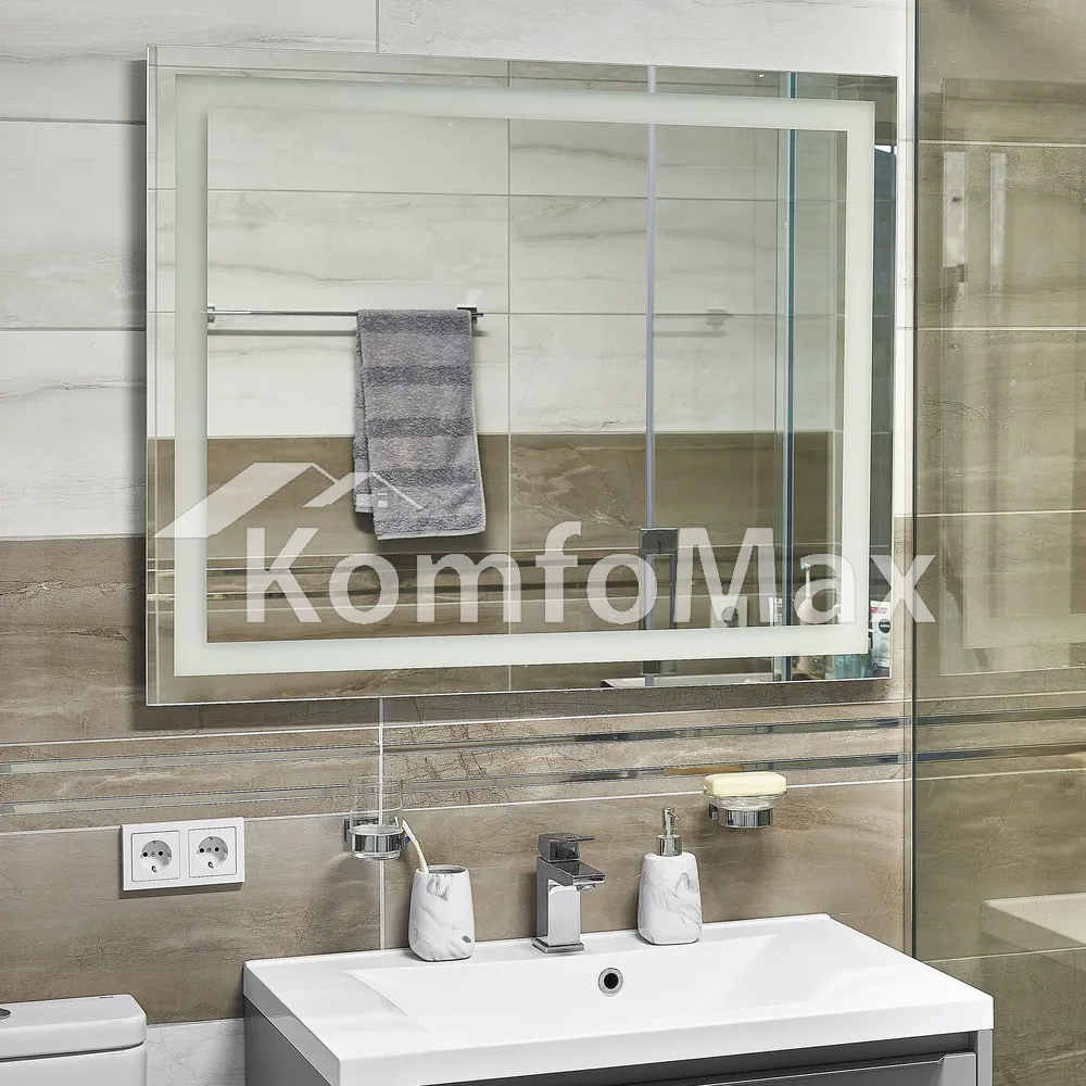Дзеркало LED UNIO MRR-05 SQR-AA 1000x800 mm.  - фото 5