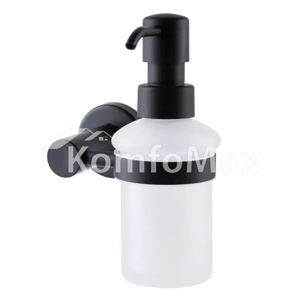 Дозатор для рідкого мила Globus Lux BS8433 SUS304 чорний матовий 