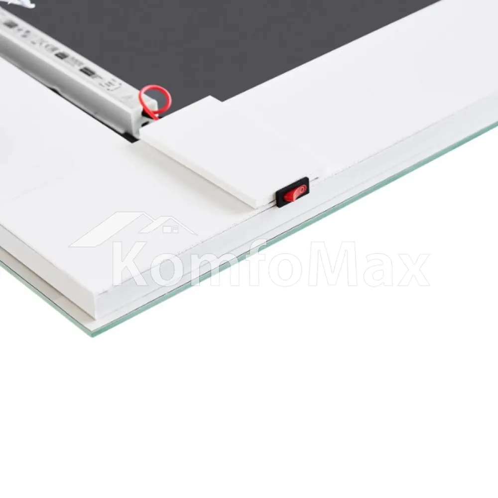 Дзеркало LED UNIO MRR-04 SQR-RA- 600x800 mm. FL  - фото 3