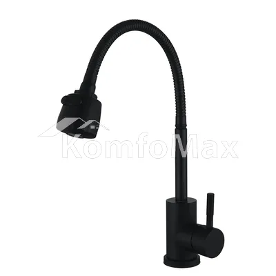 Змішувач для кухні Wezer EKO4D-01-BLACK, чорний