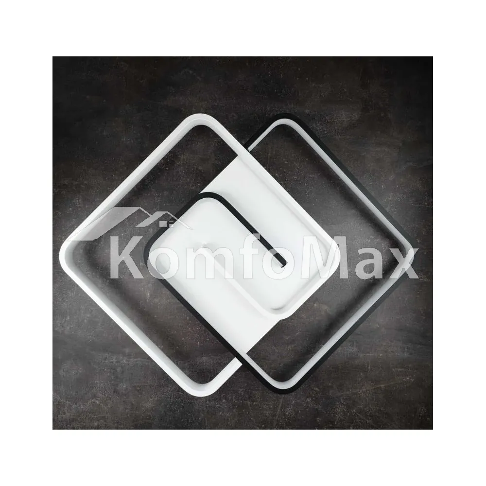 LED світильник VIOLUX smart DOMINO квадрат 90W 3000-4000-5000K IP20 220565 білий  - фото 1
