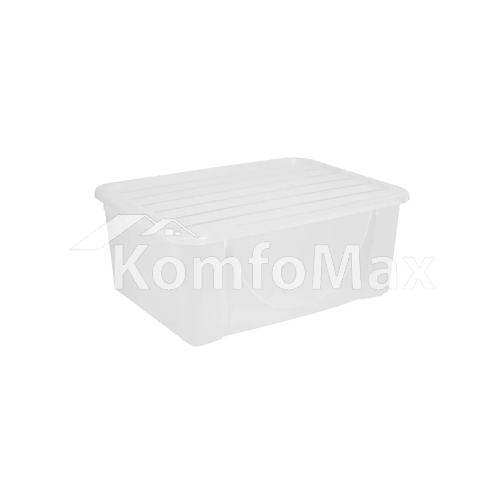 Ємність для зберігання речей 9,6л. 38x27x15,5 см. прозорий 