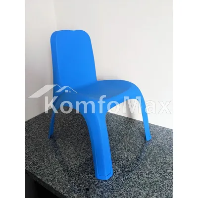 Стілець дитячий пластиковий блакитний