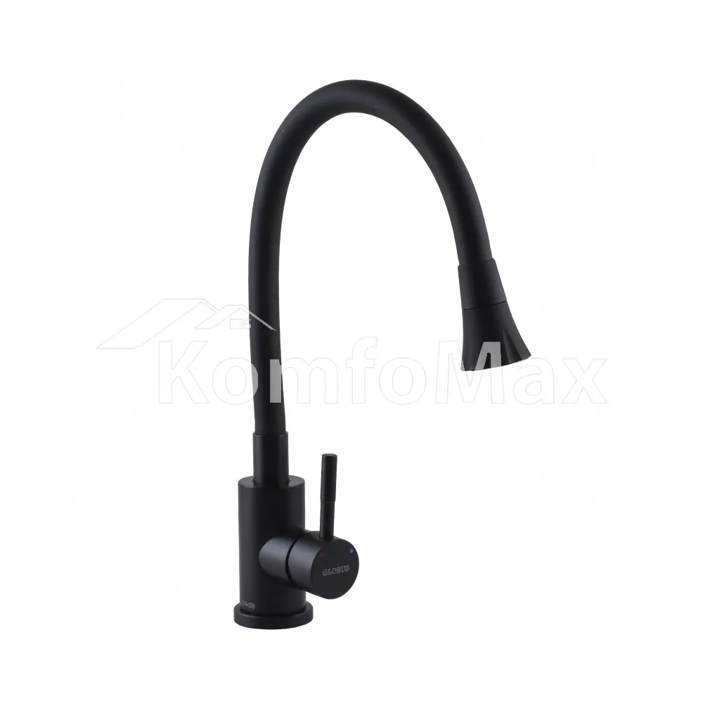 Змішувач для кухні Globus Lux ALPEN SBT1-203SA-BB-B01, чорний  - фото 2