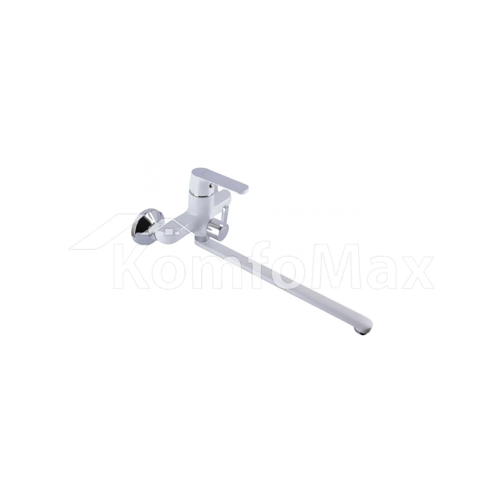 Змішувач для ванни Globus Lux Laguna GLN-0208-7-White Euro, латунь білий/хром  - фото 2