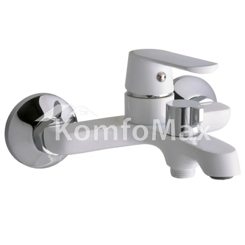 Змішувач для ванни Globus Lux Laguna GLA-0102NE-7-WHITE, латунь білий/хром  - фото 5