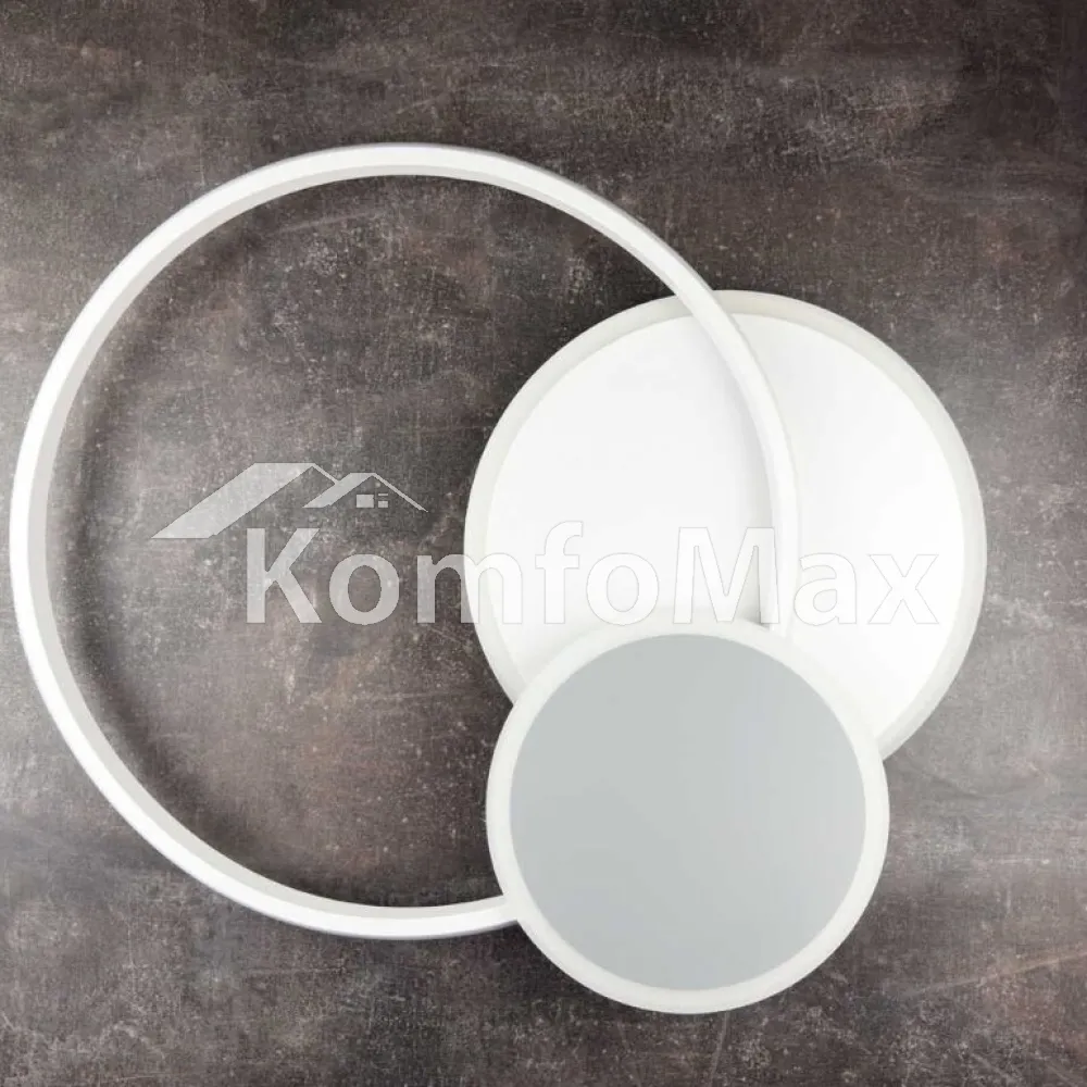 LED світильник VIOLUX smart SPINER круг 100W 3000-5000K IP20 220525 білий  - фото 9